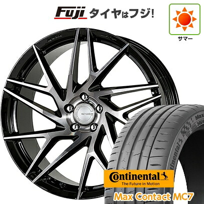 【新品国産車用5穴114.3】 夏タイヤ ホイール4本セット 245/35R21 コンチネンタル コンチ マックスコンタクトMC7(限定) WORK ワーク グノーシスIS 105【限定】 9J 21インチ(送料無料)