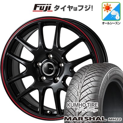 【新品国産車用5穴114.3】 オールシーズンタイヤ ホイール4本セット 215/50R17 クムホ マーシャル MH22 オールシーズン(限定) モンツァ JPスタイル ジェファ 7J 17インチ(送料無料)｜フジコーポレーション