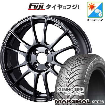 【新品】オーラ オールシーズンタイヤ ホイール4本セット 205/50R17 93 W XL クムホ マーシャル MH22 オールシーズン(限定) SSR GT GTX04 7J 17インチ(送料無料)