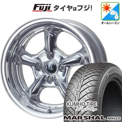 【新品 軽自動車】ハスラー デリカミニ(4WD) オールシーズンタイヤ ホイール4本セット 165/60R15 クムホ マーシャル MH22 オールシーズン(限定) WORK ワーク グッカーズ HEMI 5.5J 15インチ(送料無料) 94,930円