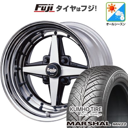 【新品 軽自動車】N-BOX タント スペーシア オールシーズンタイヤ ホイール4本セット 155/65R14 クムホ マーシャル MH22 オールシーズン(限定) WORK ワーク エクイップ 01 5J 14インチ(送料無料)
