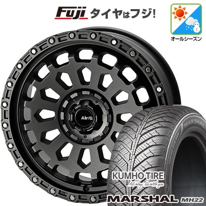 【新品国産車用5穴114.3】 オールシーズンタイヤ ホイール4本セット 235/55R18 クムホ マーシャル MH22 オールシーズン(限定) フォーバイフォーエンジニア エアージー ヴァルカン 8J 18インチ(送料無料)｜フジコーポレーション