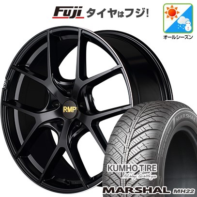 【新品国産車用5穴114.3】 オールシーズンタイヤ ホイール4本セット 215/60R17 クムホ マーシャル MH22 オールシーズン(限定) MID WHEELS MID EXCLUSIVE 025F 7J 17インチ(送料無料)
