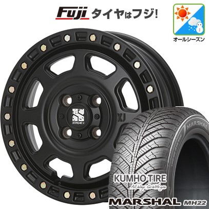 【新品 軽自動車】ハスラー デリカミニ(4WD) オールシーズンタイヤ ホイール4本セット 165/60R15 クムホ マーシャル MH22 オールシーズン(限定) MLJ エクストリームJ XJ07 4.5J 15インチ(送料無料)