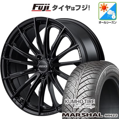 【新品国産車用5穴114.3】 オールシーズンタイヤ ホイール4本セット 215/60R17 クムホ マーシャル MH22 オールシーズン(限定) RAYS レイズ ベルサス ヴォウジェ SE 7J 17インチ(送料無料)|フジコーポレーション
