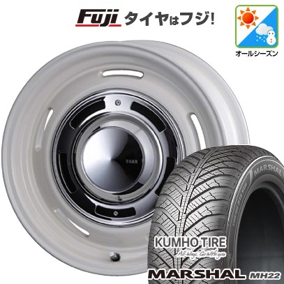 【新品国産車用4穴100】 オールシーズンタイヤ ホイール4本セット 175/65R14 クムホ マーシャル MH22 オールシーズン(限定) クリムソン ディーン クロスカントリー 5J 14インチ(送料無料)