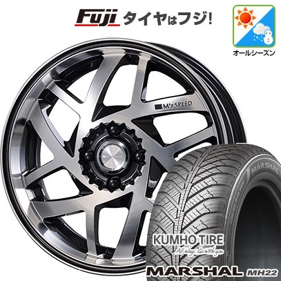 【新品】オーラ オールシーズンタイヤ ホイール4本セット 205/50R17 93 W XL クムホ マーシャル MH22 オールシーズン(限定) エムズスピード Jカラット 7J 17インチ(送料無料) 91,135円