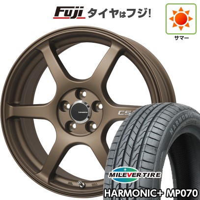【新品】ライズ/ロッキー（ハイブリッド） 夏タイヤ ホイール4本セット 195/60R17 ミレバー ハーモニック プラス MP070(限定) レアマイスター CS-V6(ブロンズ) 7J 17インチ(送料無料)｜フジコーポレーション