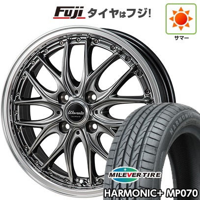 【新品 軽自動車】 夏タイヤ ホイール4本セット 165/50R16 ミレバー ハーモニック プラス MP070(限定) モンツァ ワーウィック ディープランド 5J 16インチ(送料無料) 58,680円