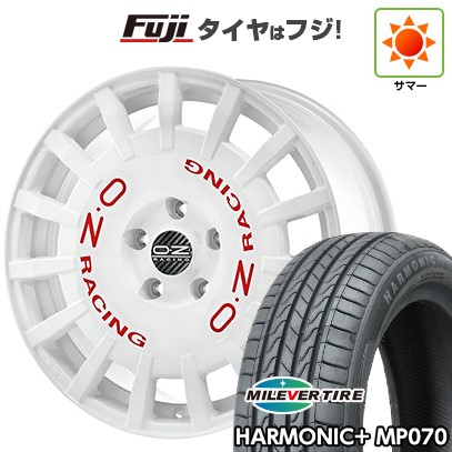 【新品】ライズ/ロッキー（ガソリン） 夏タイヤ ホイール4本セット 195/60R17 ミレバー ハーモニック プラス MP070(限定) OZ ラリーレーシング 7J 17インチ(送料無料)｜フジコーポレーション