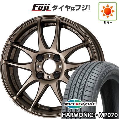 【新品】60系プリウス 夏タイヤ ホイール4本セット 195/60R17 ミレバー ハーモニック プラス MP070(限定) WORK ワーク エモーション CR kiwami 7J 17インチ(送料無料)