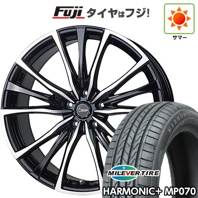 【新品】ライズ/ロッキー(ハイブリッド) 夏タイヤ ホイール4本セット 195/60R17 ミレバー ハーモニック プラス MP070(限定) ホットスタッフ クロノス CH-110 7J 17インチ(送料無料)|フジコーポレーション