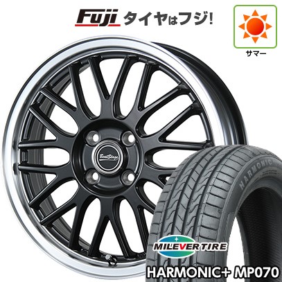 【新品 軽自動車】 夏タイヤ ホイール4本セット 165/50R16 ミレバー ハーモニック プラス MP070(限定) ブレスト ビートステージ MT-C 5J 16インチ(送料無料)