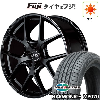 【新品】60系プリウス 夏タイヤ ホイール4本セット 195/60R17 ミレバー ハーモニック プラス MP070(限定) MID WHEELS MID EXCLUSIVE 025F 7J 17インチ(送料無料)|フジコーポレーション