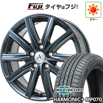 【新品】ライズ/ロッキー(ハイブリッド) 夏タイヤ ホイール4本セット 195/60R17 ミレバー ハーモニック プラス MP070(限定) テクノピア アフロディーテ MZ 7J 17インチ(送料無料)|フジコーポレーション