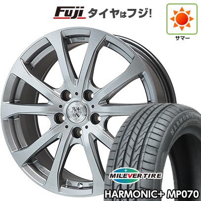 【新品】ライズ/ロッキー（ハイブリッド） 夏タイヤ ホイール4本セット 195/60R17 ミレバー ハーモニック プラス MP070(限定) ビッグウエイ TRG-バーンII 7J 17インチ(送料無料)