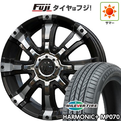 【新品 軽自動車】N-BOX タント スペーシア 夏タイヤ ホイール4本セット 165/55R15 ミレバー ハーモニック プラス MP070(限定) クリムソン マーテルギア(MG) ビースト 5J 15インチ(送料無料)|フジコーポレーション
