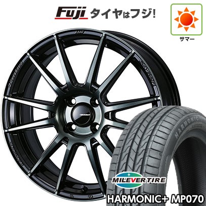 【新品 軽自動車】 夏タイヤ ホイール4本セット 165/50R16 ミレバー ハーモニック プラス MP070(限定) WEDS ウェッズスポーツ SA-62R 5J 16インチ(送料無料)｜フジコーポレーション 67,595円