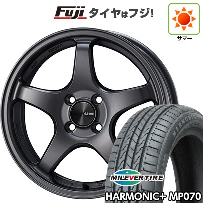 【新品 軽自動車】 夏タイヤ ホイール4本セット 165/50R16 ミレバー ハーモニック プラス MP070(限定) ENKEI エンケイ PerformanceLine PF05 5.5J 16インチ(送料無料)