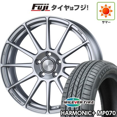 【新品】60系プリウス 夏タイヤ ホイール4本セット 195/60R17 ミレバー ハーモニック プラス MP070(限定) ENKEI エンケイ PerformanceLine PF03 7J 17インチ(送料無料)