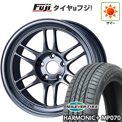 【新品】60系プリウス 夏タイヤ ホイール4本セット 195/60R17 ミレバー ハーモニック プラス MP070(限定) ENKEI エンケイ Racing RP-F1 7J 17インチ(送料無料)