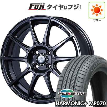 【新品 軽自動車】 夏タイヤ ホイール4本セット 165/45R16 ミレバー ハーモニック プラス MP070(限定) SSR REAL SPORTS x SSR GTX01 ST-spec 5J 16インチ(送料無料)