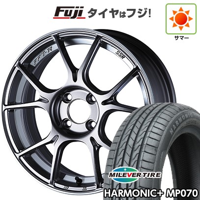 【新品 軽自動車】 夏タイヤ ホイール4本セット 165/50R16 ミレバー ハーモニック プラス MP070(限定) SSR GT GTX02 5J 16インチ(送料無料)｜フジコーポレーション