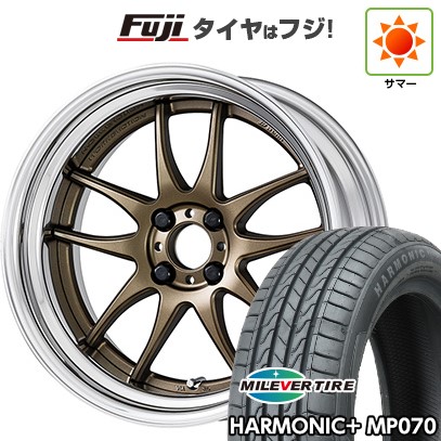 【新品】60系プリウス 夏タイヤ ホイール4本セット 195/60R17 ミレバー ハーモニック プラス MP070(限定) WORK ワーク エモーション CR 2P 7J 17インチ(送料無料)