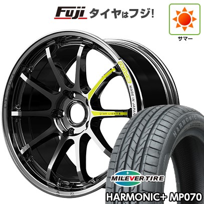 【新品】60系プリウス 夏タイヤ ホイール4本セット 195/60R17 ミレバー ハーモニック プラス MP070(限定) RAYS レイズ グラムライツ 57NR LIMITED 7J 17インチ(送料無料)