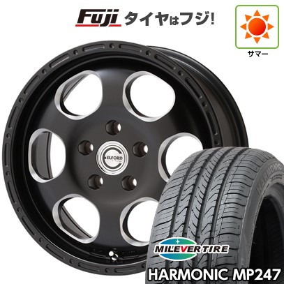 【新品】ヤリスクロス 夏タイヤ ホイール4本セット 205/65R16 ミレバー ハーモニック MP247(限定) エルフォード ブラッドストック 1P 7J 16インチ(送料無料)