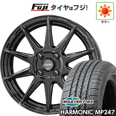 【新品 軽自動車】エブリイワゴン 夏タイヤ ホイール4本セット 165/50R15 ミレバー ハーモニック MP247(限定) 共豊 サーキュラー C10R 5J 15インチ(送料無料)｜フジコーポレーション