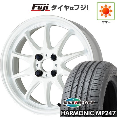 【新品 軽自動車】エブリイワゴン 夏タイヤ ホイール4本セット 165/50R15 ミレバー ハーモニック MP247(限定) WORK ワーク エモーション ZR10 5J 15インチ(送料無料)|フジコーポレーション