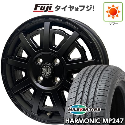 【新品 軽自動車】エブリイワゴン 夏タイヤ ホイール4本セット 165/50R15 ミレバー ハーモニック MP247(限定) リヴァイ オフロード プラスティックボム 4.5J 15インチ(送料無料)
