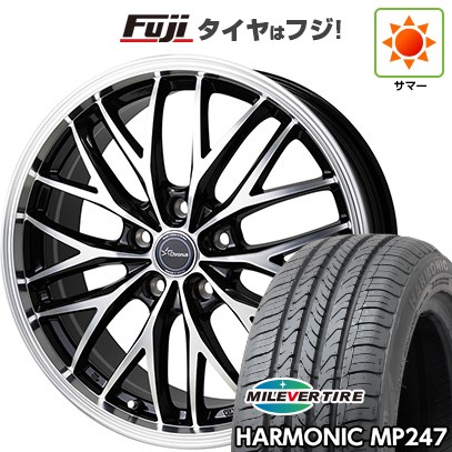 【新品】C28系セレナ 夏タイヤ ホイール4本セット 205/65R16 ミレバー ハーモニック MP247(限定) ホットスタッフ クロノス CH-113 6J 16インチ(送料無料)