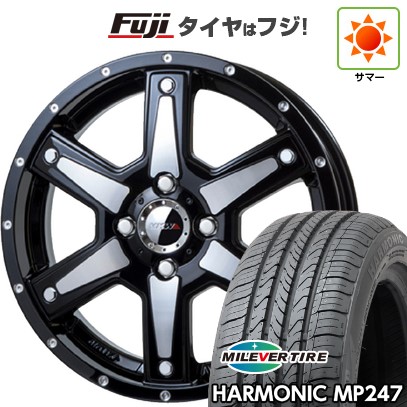 【新品 軽自動車】エブリイワゴン 夏タイヤ ホイール4本セット 165/50R15 ミレバー ハーモニック MP247(限定) トライスター MKW MK-56 4.5J 15インチ(送料無料)|フジコーポレーション