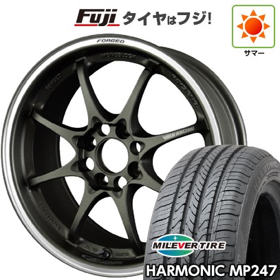【新品 軽自動車】エブリイワゴン 夏タイヤ ホイール4本セット 165/50R15 ミレバー ハーモニック MP247(限定) RAYS レイズ ボルクレーシング CE28 クラブレーサー 5.5J 15インチ(送料無料)