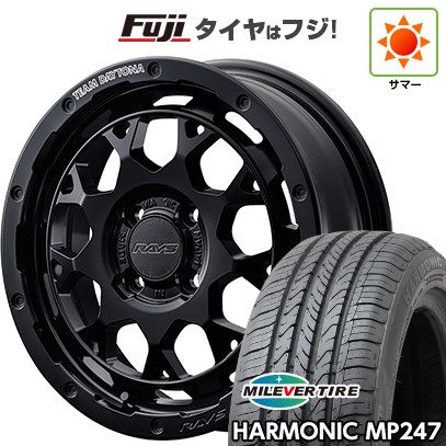 【新品 軽自動車】エブリイワゴン 夏タイヤ ホイール4本セット 165/50R15 ミレバー ハーモニック MP247(限定) RAYS レイズ デイトナ M9+ 5J 15インチ(送料無料)