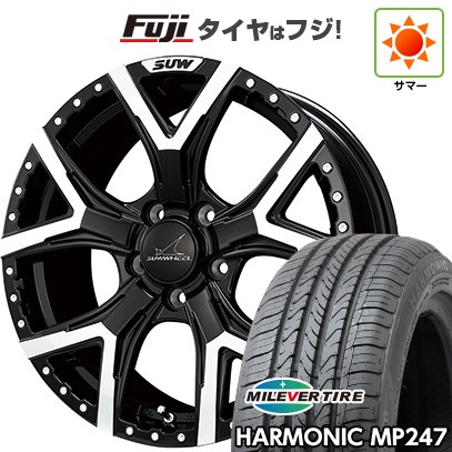 【新品】ヤリスクロス 夏タイヤ ホイール4本セット 205/65R16 ミレバー ハーモニック MP247(限定) クライメイト SUW フォルテ 7J 16インチ(送料無料)｜フジコーポレーション