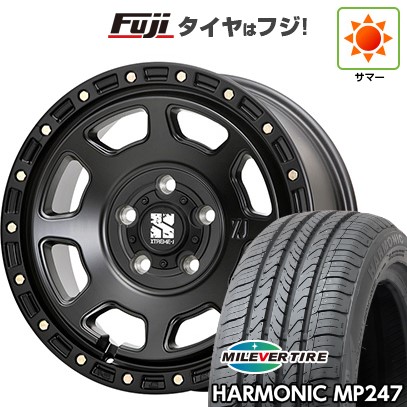 【新品】ヤリスクロス 夏タイヤ ホイール4本セット 205/65R16 ミレバー ハーモニック MP247(限定) MLJ エクストリームJ XJ07 7J 16インチ(送料無料)