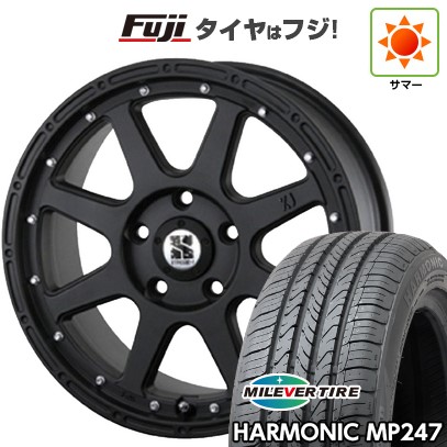 【新品】ヤリスクロス 夏タイヤ ホイール4本セット 205/65R16 ミレバー ハーモニック MP247(限定) MLJ エクストリームJ 7J 16インチ(送料無料)