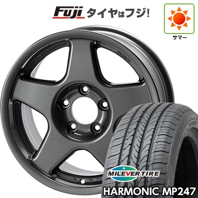 【新品】ヤリスクロス 夏タイヤ ホイール4本セット 205/65R16 ミレバー ハーモニック MP247(限定) フォーバイフォーエンジニア ブラッドレー V 7J 16インチ(送料無料)