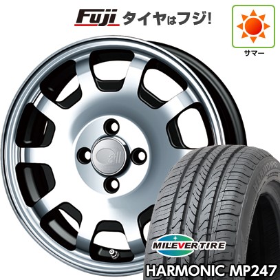 【新品 軽自動車】エブリイワゴン 夏タイヤ ホイール4本セット 165/50R15 ミレバー ハーモニック MP247(限定) ENKEI エンケイ all オールフォーKCR 5J 15インチ(送料無料)