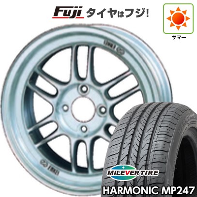 【新品国産車用5穴114.3】 夏タイヤ ホイール4本セット 205/65R16 ミレバー ハーモニック MP247(限定) ENKEI エンケイ Racing RP-F1 7J 16インチ(送料無料)|フジコーポレーション