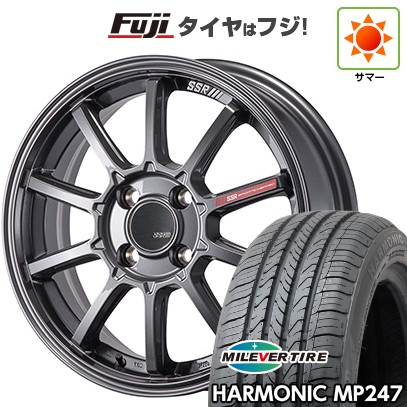 【新品 軽自動車】エブリイワゴン 夏タイヤ ホイール4本セット 165/50R15 ミレバー ハーモニック MP247(限定) SSR GT GTV05 5J 15インチ(送料無料)｜フジコーポレーション