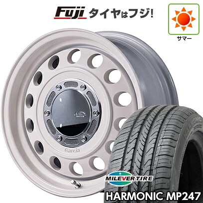 【新品 軽自動車】エブリイワゴン 夏タイヤ ホイール4本セット 165/50R15 ミレバー ハーモニック MP247(限定) MID WHEELS ガルシア シスコ タイプ2 4.5J 15インチ(送料無料)