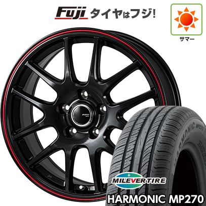 【新品国産車用5穴114.3】 夏タイヤ ホイール4本セット 205/55R16 ミレバー ハーモニック MP270(限定) モンツァ JPスタイル ジェファ 6.5J 16インチ(送料無料)｜フジコーポレーション