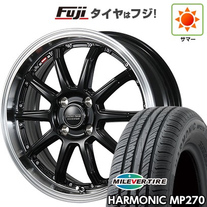 【新品】シエンタ 2022- 夏タイヤ ホイール4本セット 195/55R16 ミレバー ハーモニック MP270(限定) ブレスト バーンズテック S10-DP 6J 16インチ(送料無料)