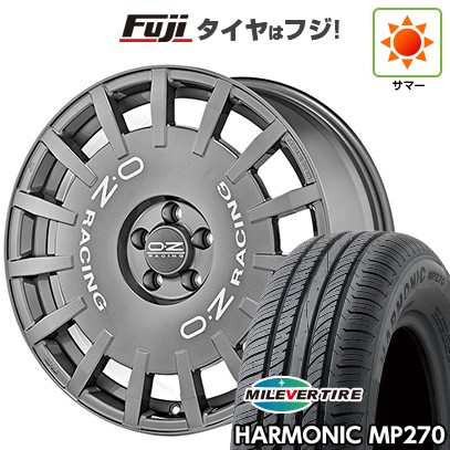 【新品国産車用4穴100】 夏タイヤ ホイール4本セット 195/55R16 ミレバー ハーモニック MP270(限定) OZ ラリーレーシング 6.5J 16インチ(送料無料)｜フジコーポレーション