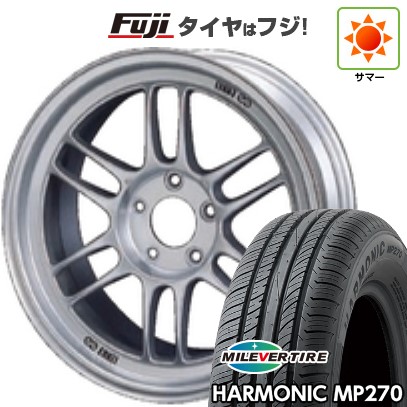【新品国産車用5穴100】 夏タイヤ ホイール4本セット 205/55R16 ミレバー ハーモニック MP270(限定) ENKEI エンケイ Racing RP-F1 7J 16インチ(送料無料)