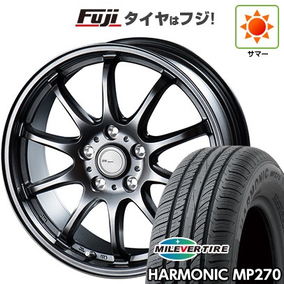 【新品国産車用5穴114.3】 夏タイヤ ホイール4本セット 215/65R16 ミレバー ハーモニック MP270(限定) ビッグウエイ BWスポーツ ZT10 6.5J 16インチ(送料無料)